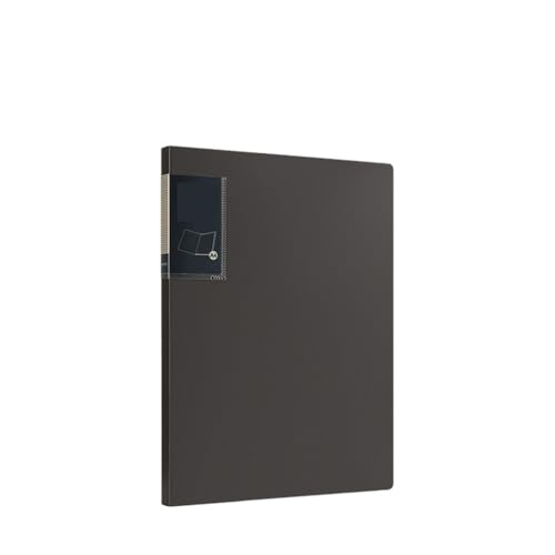 Ordner Organizer A4-Ordner mit transparenten Einlagen, 30-seitiges Datenbuch, mehrschichtiger Vertragsdokumenten-Organizer Bürobedarf(Grigio) von CJHFR472SG