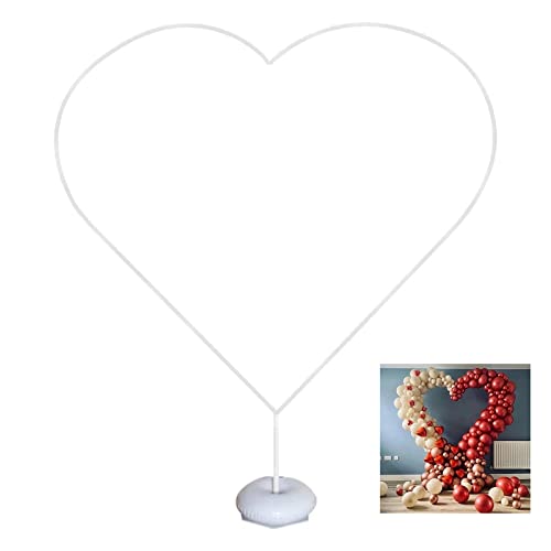 Herzförmiges Ballon Kreis Rahmen Kit, Ballon Hoop Ständer, Ballonbogen Set, Ballon Girlanden für Hochzeit, Babyparty, Geburtstagsfeier, Jubiläum Herzförmiges Ballon Kreis Rahmen Kit, Ballon Hoop Ständer, Ballonbogen Set, Ballon Girlanden für Hochzeit, Babyparty, Geburtstagsfeier, Jubiläum von CJHZQYY