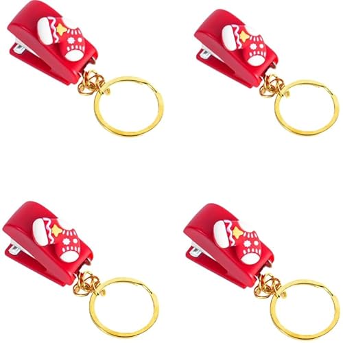 Mini-Tischhefter mit Weihnachtssocken-Motiv, Schlüsselanhänger, tragbar, für Schule und Büro Mini-Tischhefter mit Weihnachtssocken-Motiv, Schlüsselanhänger, tragbar, für Schule und Büro von CJKDXDH