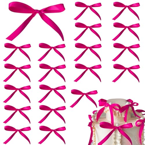 Tortenaufsatz mit Schleife, Polyester, Vintage-Stil, Schleife, Kuchendekoration, Happy Birthday-Schild, Cupcake-Topper für Hochzeit, Geburtstag, Party, Geschenkverpackung Tortenaufsatz mit Schleife, Polyester, Vintage-Stil, Schleife, Kuchendekoration, Happy Birthday-Schild, Cupcake-Topper für Hochzeit, Geburtstag, Party, Geschenkverpackung von CJKDXDH