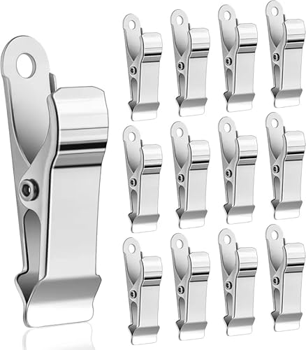 12 Stück Metall Klemmen, Krokodilklemmen 1,3 cm Breite, rutschfeste Mini Klammern für Fotos, Vorhänge, Kleidung, Snacks und Bastelarbeiten, langlebig und vielseitig 12 Stück Metall Klemmen, Krokodilklemmen 1,3 cm Breite, rutschfeste Mini Klammern für Fotos, Vorhänge, Kleidung, Snacks und Bastelarbeiten, langlebig und vielseitig von CJMUQHEHH