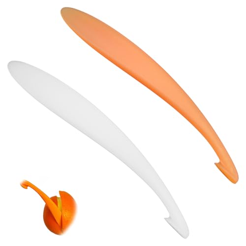2 Stück Kunststoff Orange Schäler, Effektiver Zitrusschäler Für Orangenschäler Und Andere Zitrusfrüchte, Orange Peeler Praktisches Schäler Werkzeug Für Küche Und Alltag, Ergonomisches Design 2 Stück Kunststoff Orange Schäler, Effektiver Zitrusschäler Für Orangenschäler Und Andere Zitrusfrüchte, Orange Peeler Praktisches Schäler Werkzeug Für Küche Und Alltag, Ergonomisches Design von CJMUQHEHH