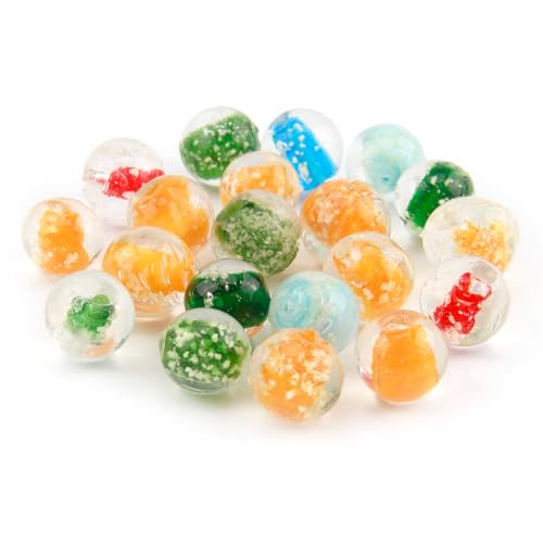 20 Stück Glasmurmeln, Bunte Leuchtperlen, Transparente Fluoreszierende Perlen, Zubehör, geeignet für Heimdekoration, Schmuckdekoration, Vasengärtnerei, Kinderbetrachtung, Durchmesser 12 mm 20 Stück Glasmurmeln, Bunte Leuchtperlen, Transparente Fluoreszierende Perlen, Zubehör, geeignet für Heimdekoration, Schmuckdekoration, Vasengärtnerei, Kinderbetrachtung, Durchmesser 12 mm von CJMUQHEHH