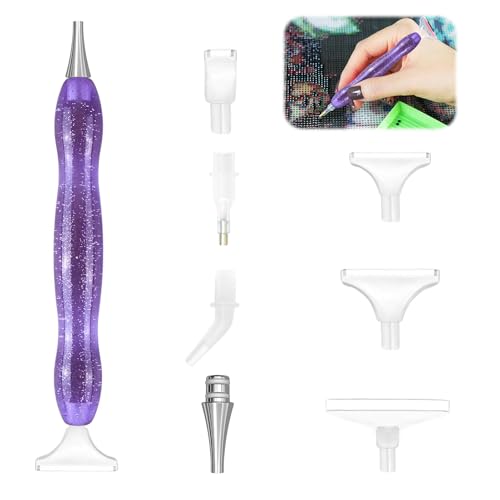 CJMUQHEHH Vielseitiges Diamond Painting Pen Kits Set mit 7 Metallspitzen für DIY-Kunstprojekte, Leichtgewichtiges Design, Einfach zu Handhaben, Hochwertige Materialien für Langlebigkeit und Komfort CJMUQHEHH Vielseitiges Diamond Painting Pen Kits Set mit 7 Metallspitzen für DIY-Kunstprojekte, Leichtgewichtiges Design, Einfach zu Handhaben, Hochwertige Materialien für Langlebigkeit und Komfort von CJMUQHEHH