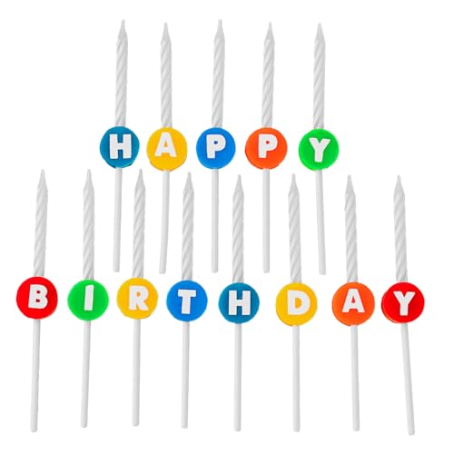 Happy Birthday Buchstabenkerzen, Geburtstagskerzen in Pastellfarben - Dekorieren Sie Ihren Kuchen mit Stil Und Freude, Perfekt Für Alle Geburtstagsfeiern, Spiralkerzen Für Jungen Und Mädchen Happy Birthday Buchstabenkerzen, Geburtstagskerzen in Pastellfarben - Dekorieren Sie Ihren Kuchen mit Stil Und Freude, Perfekt Für Alle Geburtstagsfeiern, Spiralkerzen Für Jungen Und Mädchen von CJMUQHEHH