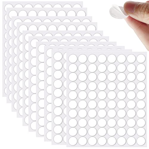 CKANDAY 800 Stück doppelseitige Klebepunkte, 10 mm transparentes Acryl-Klebeband, selbstklebend, ablösbar, rund, wiederverwendbar, keine Spuren, Montage-Klebeband für Metall, Glas, Wand, Holz CKANDAY 800 Stück doppelseitige Klebepunkte, 10 mm transparentes Acryl-Klebeband, selbstklebend, ablösbar, rund, wiederverwendbar, keine Spuren, Montage-Klebeband für Metall, Glas, Wand, Holz von CKANDAY