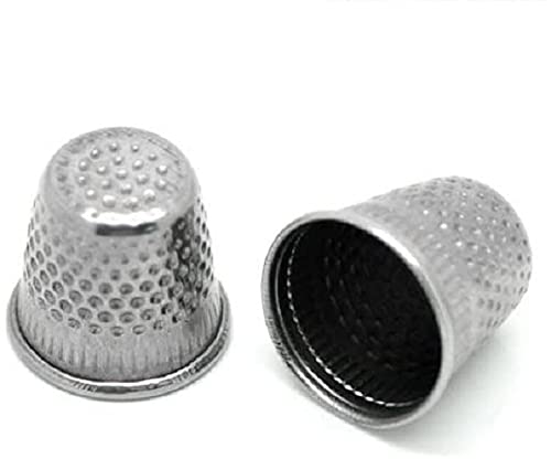 CKB Ltd 30x Silver Tone Sewing Thimbles Fingerhut 19x18mm Closed Top Dressmakers Tailor CKB Ltd 30x Silver Tone Sewing Thimbles Fingerhut 19x18mm Closed Top Dressmakers Tailor von CKB LTD