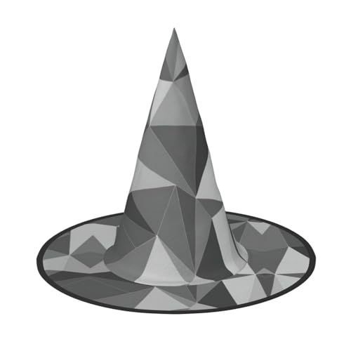 CKGODGF Schwarzer geometrischer Druck, Zauberer-Kostüm-Zubehör, Halloween-Vollhut, geeignet für Party-Rollenspiele, 1 Stück CKGODGF Schwarzer geometrischer Druck, Zauberer-Kostüm-Zubehör, Halloween-Vollhut, geeignet für Party-Rollenspiele, 1 Stück von CKGODGF