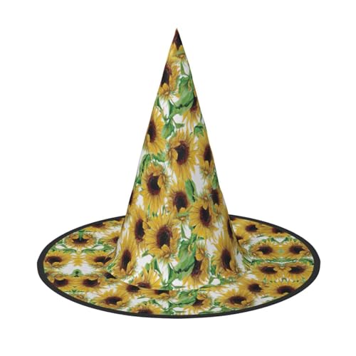 CKGODGF Sonnenblume. 1 x Zauberer, Zauberer-Kostüm-Zubehör, Halloween-Vollhut, geeignet für Party-Rollenspiele, 1 Stück CKGODGF Sonnenblume. 1 x Zauberer, Zauberer-Kostüm-Zubehör, Halloween-Vollhut, geeignet für Party-Rollenspiele, 1 Stück von CKGODGF