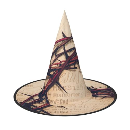 Dornenkrone, Zauberer, Kostümzubehör, Halloween-Vollhut, geeignet für Party-Rollenspiele, 1 Stück Dornenkrone, Zauberer, Kostümzubehör, Halloween-Vollhut, geeignet für Party-Rollenspiele, 1 Stück von CKGODGF