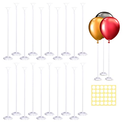 20 Sätze Ballonhalter für Luftballons Kits Wiederverwendbare Luftballon Ständer Halter Tischballonständer mit Base für Festival Geburtstagsparty Hochzeit Dekoration von CoKeeSun