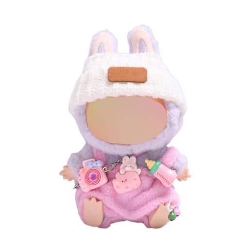 4 Stück Kleidung für Puppe, Puppenkleidung für 17cm Puppe Plüsch, 4 PCS Set Doll Clothes for 17cm Dolls Accessories, Niedlich Puppe Kleidung für Puppenzubehör(Keine Puppe) (Rosa) von CKLHCFF