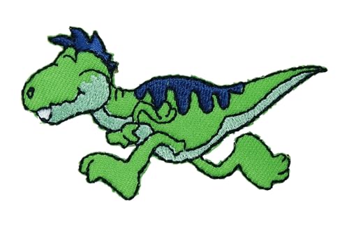 Aufnäher gestickt Patch Applikation zum Aufbügeln (Dino3) von CKM