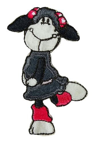 Aufnäher gestickt Patch Applikation zum Aufbügeln (Geißlein2) von CKM