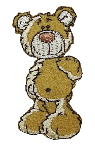Aufnäher gestickt Patch Applikation zum Aufbügeln (Teddybär) von CKM