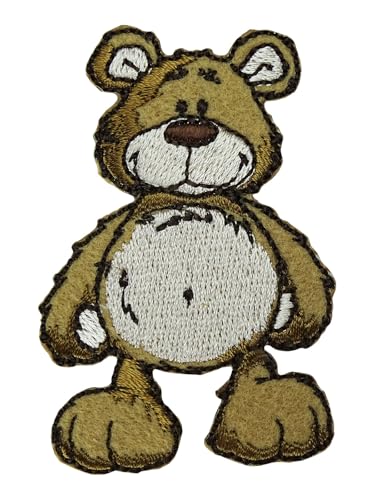 Aufnäher gestickt Patch Applikation zum Aufbügeln (Teddybär2) von CKM