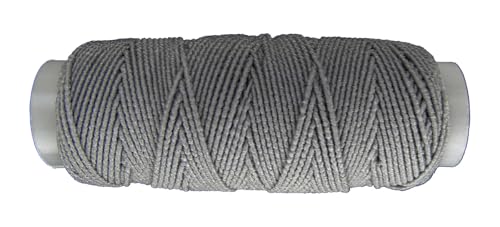 CKM Hutgummi elastischer Beilauffaden Ø 0,8mm 15m (Grau) von CKM