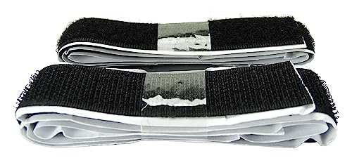 Klettband selbstklebend 20mm x 50cm Haken- und Flauschband Schwarz von CKM