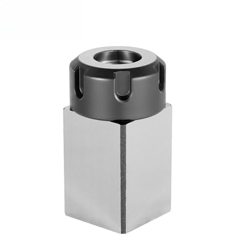Quadratischer ER25 ER32 ER40 Spannfutterblock aus hartem Stahl, Sechskant-ER-Spannfuttersitz for CNC-Drehmaschinen-Schneidemaschinen-Werkzeughalter(Square,ER25) von CKQshenKouyicKQ