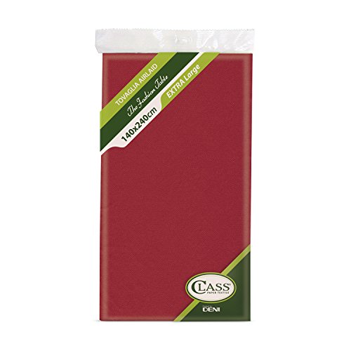 Class C1424 – 110 Airlaid Tischdecke, gefaltet, Papier, Rot, 240 x 140 x 0.1 cm von CLASS 10