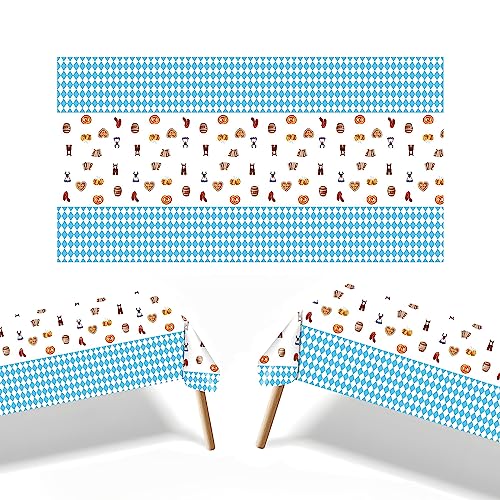 CLDURHGE Tischdecken für Oktoberfest, Oktoberfest Tischdecke Oktoberfest Bayerische Flagge Kariert Tischdecke Rechteck Bayerische Deko Bayern Tischtuch Blau Weiß für Oktoberfest(3 Stück) CLDURHGE Tischdecken für Oktoberfest, Oktoberfest Tischdecke Oktoberfest Bayerische Flagge Kariert Tischdecke Rechteck Bayerische Deko Bayern Tischtuch Blau Weiß für Oktoberfest(3 Stück) von CLDURHGE