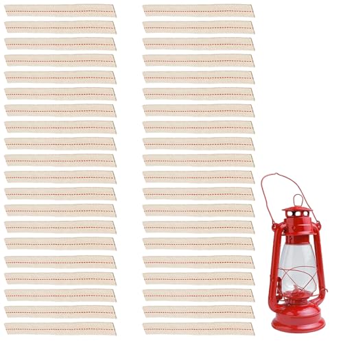 CLDURHGE Docht für Öllampen, Set von 40 Dochten für Öllampen und Petroleumlampen - Ideal für Sturmlaternen und Feuerhand Dochte - 12 cm Lang, 1.2 cm Breit, Praktisch für den Alltag CLDURHGE Docht für Öllampen, Set von 40 Dochten für Öllampen und Petroleumlampen - Ideal für Sturmlaternen und Feuerhand Dochte - 12 cm Lang, 1.2 cm Breit, Praktisch für den Alltag von CLDURHGE