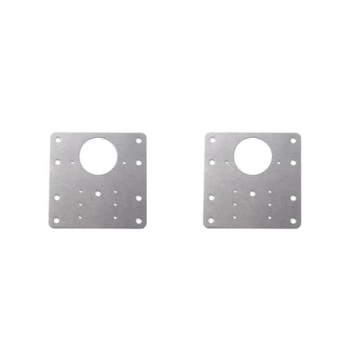 CLENEA 2 STÜCKE Küchenschrank Türscharnier Reparatursatz Schrank Scharnier Reparatur Seitenteile Montieren Küche Tür Scharnier Reparatur Platten(9 X 9cm) von CLENEA