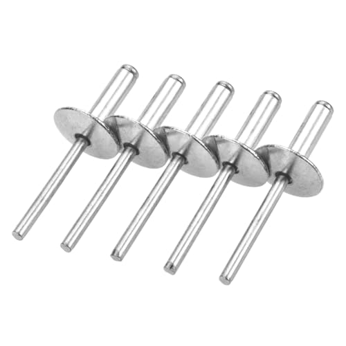 CLENEA 30 stücke Große Flansch Blind Nieten Aluminium Pop Nieten Sortiment Kit Blind Niet(4.8 x16mm) von CLENEA