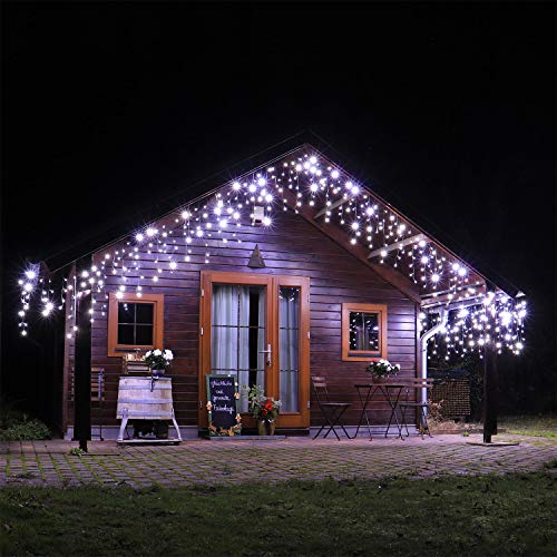 CLGarden Premium LED Lichterkette Eisregen ERN600 kaltweiß Lichtervorhang außen weiß 5 Jahre Garantie kein Rost CLGarden Premium LED Lichterkette Eisregen ERN600 kaltweiß Lichtervorhang außen weiß 5 Jahre Garantie kein Rost von CLGarden