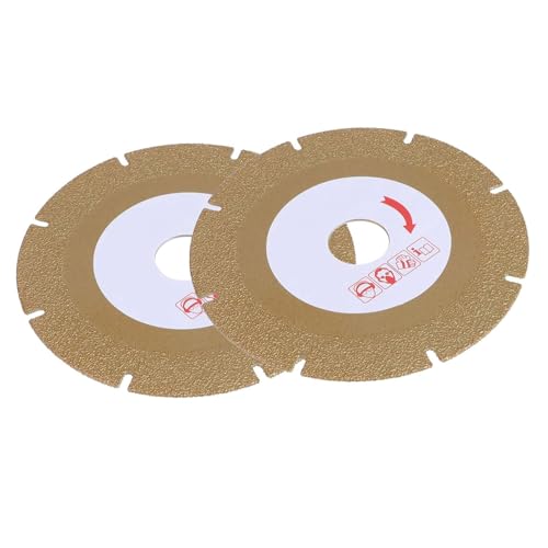 2-teilige Diamant-Schneidscheibe, Sägeblatt, Diamant-Schneidrad aus Legierung for Schlitze, Glas, Keramik, Edelstein, Aluminium, Trimmen, Schleifen von CLINGRE boutique shop uk