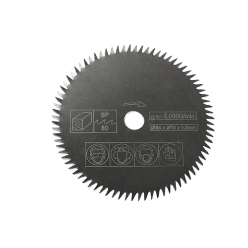 85 x 1015 mm 80 Zähne Mini-Kreissägeblatt, Holz-Metall-Trennscheibe, elektrische Trennscheibe, Zubehör for Elektrowerkzeuge(85x10x1.5mm 80T) von CLINGRE boutique shop uk