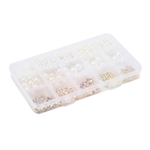 CLISPEED 1 Karton Kunstperlen Spacer Perlen Leichtes Ccb Material DIY Schmuckherstellung Bastelperlen für Armbänder Halsketten Bastelbedarf für Erwachsene und Bekannte CLISPEED 1 Karton Kunstperlen Spacer Perlen Leichtes Ccb Material DIY Schmuckherstellung Bastelperlen für Armbänder Halsketten Bastelbedarf für Erwachsene und Bekannte von CLISPEED