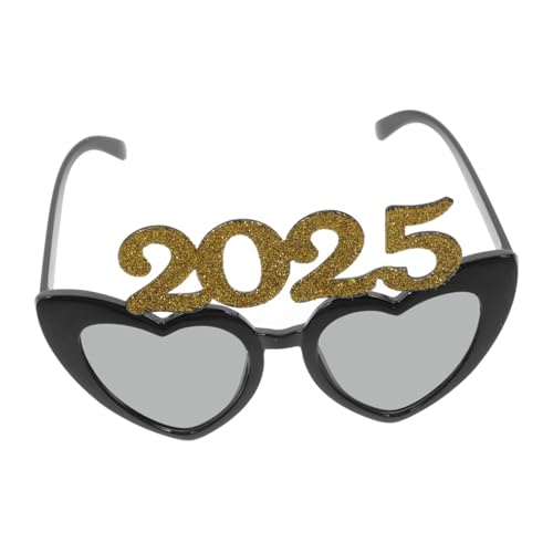 CLISPEED 1 Paar Neujahrsbrillen, Festival-brillen-requisite 2025, Herzrahmen-brillen CLISPEED 1 Paar Neujahrsbrillen, Festival-brillen-requisite 2025, Herzrahmen-brillen von CLISPEED
