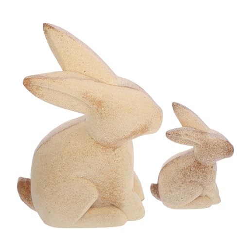 CLISPEED 1 Paar Tierornamente Aus Holz Mini -kaninchen Artikel Dekoration Weiß Realistisch Leer Erwachsene Hase Rustikal Handwerk Bunnies Kleines Kaninchen Tiere Die Bambus CLISPEED 1 Paar Tierornamente Aus Holz Mini -kaninchen Artikel Dekoration Weiß Realistisch Leer Erwachsene Hase Rustikal Handwerk Bunnies Kleines Kaninchen Tiere Die Bambus von CLISPEED