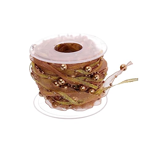 CLISPEED 1 Rolle Dekoratives Perlenband für Hochzeiten und Partys für Diy Bastelprojekte und Geschenkverpackungen Vielseitig Einsetzbar Langlebig und Wiederverwendbar CLISPEED 1 Rolle Dekoratives Perlenband für Hochzeiten und Partys für Diy Bastelprojekte und Geschenkverpackungen Vielseitig Einsetzbar Langlebig und Wiederverwendbar von CLISPEED