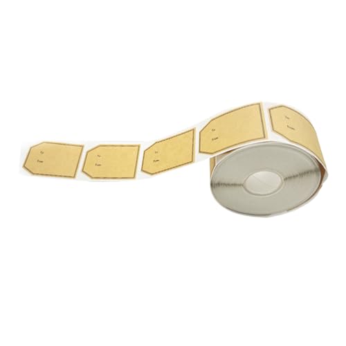 CLISPEED 1 Rolle Kraftpapier Etiketten Selbstklebende Etiketten für Dekoration und Beschriftung pro Rolle für Party Favors und DIY Projekte CLISPEED 1 Rolle Kraftpapier Etiketten Selbstklebende Etiketten für Dekoration und Beschriftung pro Rolle für Party Favors und DIY Projekte von CLISPEED