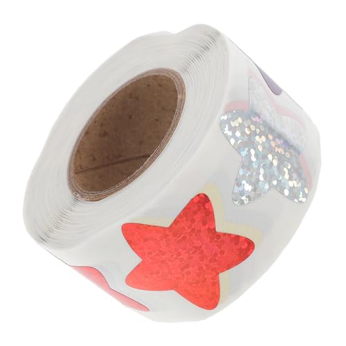 CLISPEED 1 Rolle Sterne-Aufkleber Kindergarten für Name Kinderaufkleber Studenten Sternaufkleber belohnungsaufkleber druckt Aufkleberdekore Aufkleber Klassenzimmer Lieferungen Papier CLISPEED 1 Rolle Sterne-Aufkleber Kindergarten für Name Kinderaufkleber Studenten Sternaufkleber belohnungsaufkleber druckt Aufkleberdekore Aufkleber Klassenzimmer Lieferungen Papier von CLISPEED