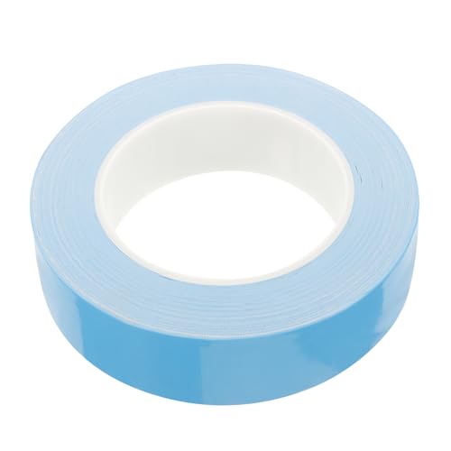 CLISPEED 1 Rolle Wärmeleitendes doppelseitiges Klebeband -Doppelseitenband klebeband doppelseitig double sided tape leitfähiges selbstklebendes Kühlband schwer blaue Folie von CLISPEED