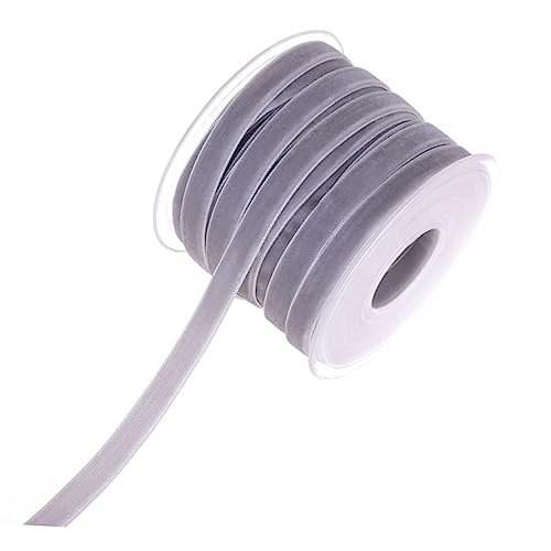 CLISPEED 1 Rolle Yards Samtband Dekoratives Geschenkband für Diy Bastelprojekte und Hochzeitsfeiern Elegantes Flocking Ribbon für Home Shop CLISPEED 1 Rolle Yards Samtband Dekoratives Geschenkband für Diy Bastelprojekte und Hochzeitsfeiern Elegantes Flocking Ribbon für Home Shop von CLISPEED