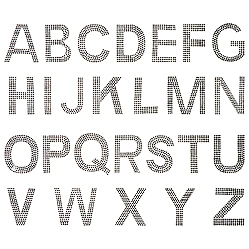 CLISPEED 1 Satz Alphabet Strass Aufbügler Buchstaben Patches zum Aufbügeln Glitzernde Applikationen für Kleidung Taschen und Hüte DIY Bastelbedarf für Designs CLISPEED 1 Satz Alphabet Strass Aufbügler Buchstaben Patches zum Aufbügeln Glitzernde Applikationen für Kleidung Taschen und Hüte DIY Bastelbedarf für Designs von CLISPEED