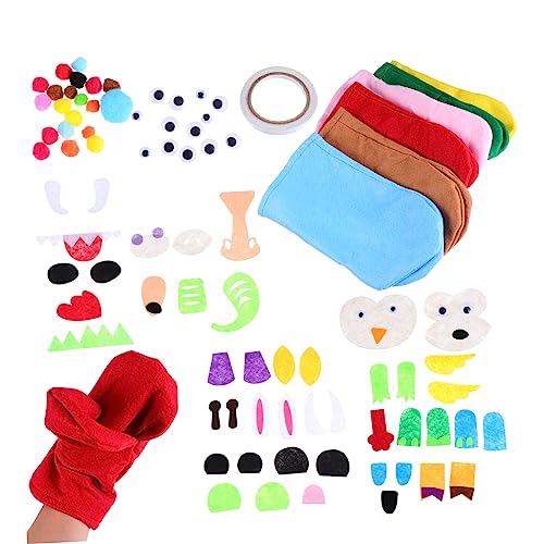 CLISPEED 1 Satz DIY Handpuppen Set für Kreatives Filz Bastelmaterial für Eltern Junge Mädchen Fördert Kreativität und Koordination für Jungen Anleitungen und Zubehör CLISPEED 1 Satz DIY Handpuppen Set für Kreatives Filz Bastelmaterial für Eltern Junge Mädchen Fördert Kreativität und Koordination für Jungen Anleitungen und Zubehör von CLISPEED