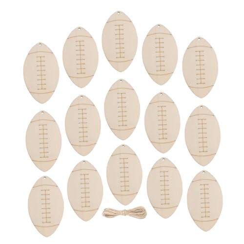 CLISPEED 1 Satz Diy Holzschnitt Unvollendete Holzscheiben für Kreative Bastelarbeiten für Sport Themenfeiern Glatte Oberfläche für Malerei und Dekoration CLISPEED 1 Satz Diy Holzschnitt Unvollendete Holzscheiben für Kreative Bastelarbeiten für Sport Themenfeiern Glatte Oberfläche für Malerei und Dekoration von CLISPEED