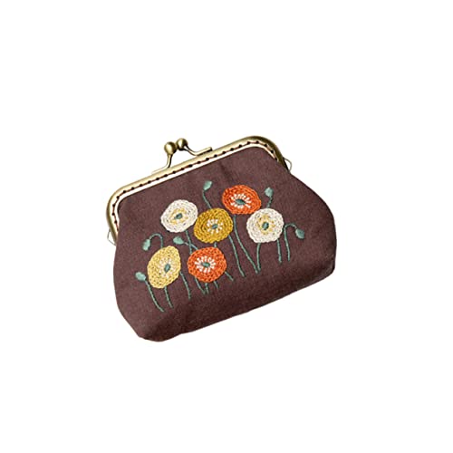 CLISPEED 1 Satz Diy Stickerei für Anfänger Handgemachte Kosmetiktasche mit Zubehör für Frauen Muster Nadel und Rahmen für Projekte CLISPEED 1 Satz Diy Stickerei für Anfänger Handgemachte Kosmetiktasche mit Zubehör für Frauen Muster Nadel und Rahmen für Projekte von CLISPEED
