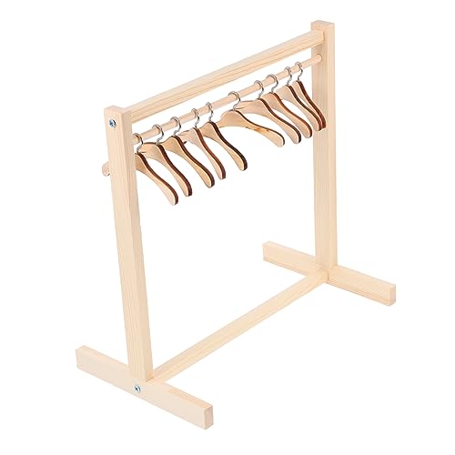 CLISPEED 1 Satz Puppen-Kleiderbügel aus Holz Puppenkleidung Rack Kleiderbügel für Kleidung Kleiderständer für Puppen Kind Puppenhaus kleiderstange Puppenkleidung Kleidungsstange für Puppen CLISPEED 1 Satz Puppen-Kleiderbügel aus Holz Puppenkleidung Rack Kleiderbügel für Kleidung Kleiderständer für Puppen Kind Puppenhaus kleiderstange Puppenkleidung Kleidungsstange für Puppen von CLISPEED
