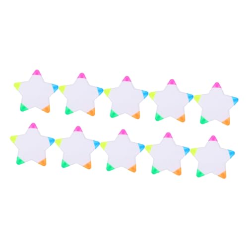 CLISPEED 1 Satz Teiliges Bunte Form Marker Stifte Einzigartige Textmarker für Schule Büro und Kreative Projekte Geeignet für Erwachsene von CLISPEED