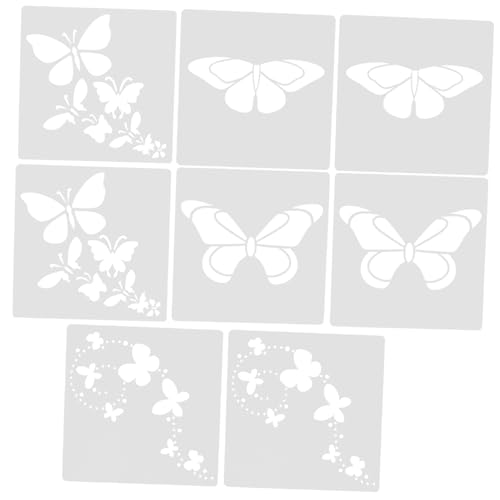 CLISPEED 1 Satz Teiliges Schmetterlings Malvorlagen Wiederverwendbare Schablonen Für Bastelarbeiten Und Scrapbooking Malhilfen Für Kreative Projekte 8 Stück CLISPEED 1 Satz Teiliges Schmetterlings Malvorlagen Wiederverwendbare Schablonen Für Bastelarbeiten Und Scrapbooking Malhilfen Für Kreative Projekte 8 Stück von CLISPEED