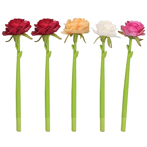 CLISPEED 1 Satz Teiliges Tragbare Schreibstifte Mit Blumenmotiv Kugelschreiber Für Schüler Kreative Für Schule Und Büro Zufällige Farbe 5 Stück CLISPEED 1 Satz Teiliges Tragbare Schreibstifte Mit Blumenmotiv Kugelschreiber Für Schüler Kreative Für Schule Und Büro Zufällige Farbe 5 Stück von CLISPEED