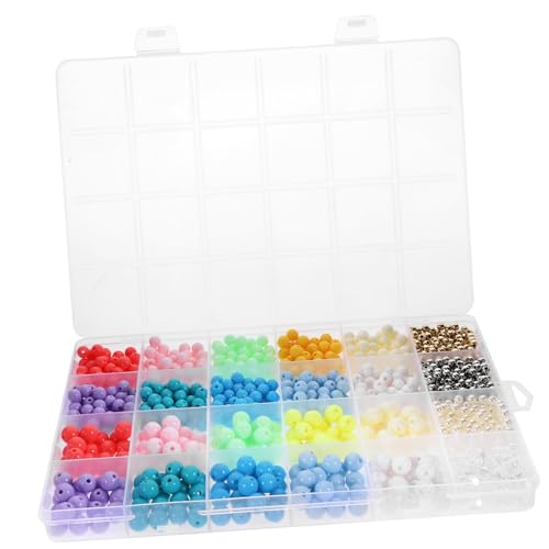 CLISPEED 1 Schachtel Acryl Perlen in Fächern Bunte DIY Spacer Beads für Armbänder Halsketten und Schmuckherstellung Robuste Vielseitige Bastelperlen für Kreative Handarbeiten CLISPEED 1 Schachtel Acryl Perlen in Fächern Bunte DIY Spacer Beads für Armbänder Halsketten und Schmuckherstellung Robuste Vielseitige Bastelperlen für Kreative Handarbeiten von CLISPEED