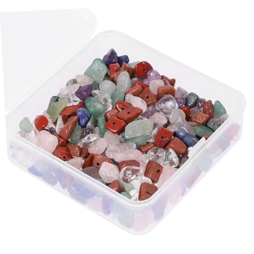 CLISPEED 1 Schachtel Box Mehrfarbige Natürliche Unregelmäßige Steinperlen Lose Steinperlen DIY Schmuckherstellung Zubehör für Armbänder Halsketten Ohrringe CLISPEED 1 Schachtel Box Mehrfarbige Natürliche Unregelmäßige Steinperlen Lose Steinperlen DIY Schmuckherstellung Zubehör für Armbänder Halsketten Ohrringe von CLISPEED