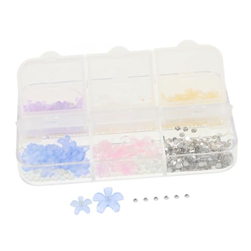 CLISPEED 1 Schachtel Flower Nail Charms Plastik Nageldekorationen Blumendesign Nail Art Zubehör für Damen DIY Maniküre Nagel Schmuck Mix Kompakt und Vielseitig für Nägel und Accessoires CLISPEED 1 Schachtel Flower Nail Charms Plastik Nageldekorationen Blumendesign Nail Art Zubehör für Damen DIY Maniküre Nagel Schmuck Mix Kompakt und Vielseitig für Nägel und Accessoires von CLISPEED